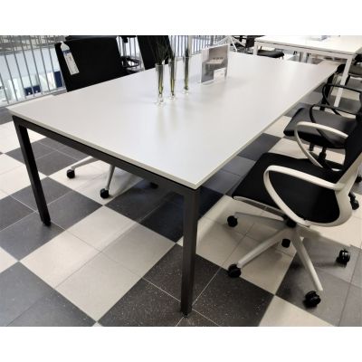 PRAKTIK meeting table PR1, 2100x1100mmx22mm / steel gray m.