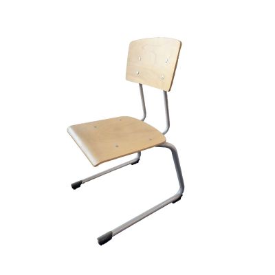 School chair COOL:CO-T/birch plywood, color. metal