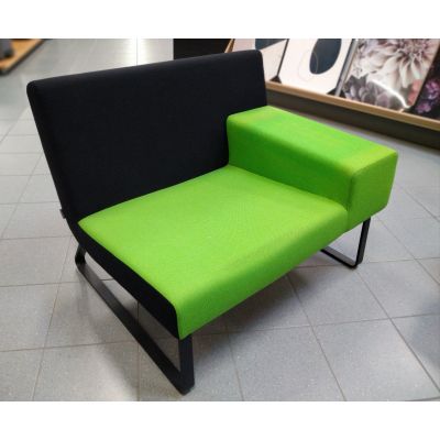 SHEFF armchair SHTTB with 1 armrest on the left, 1000x800mm / fabric 5
