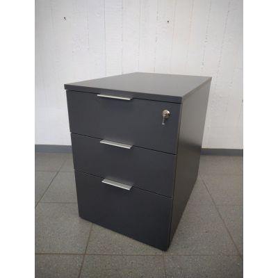 KROG, Drawer box on wheels KR-SBR3 L, lock, L-435xK-620xS-600mm / tume m.