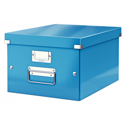 Storage Box Click & Store Leitz WOW Medium, Blue