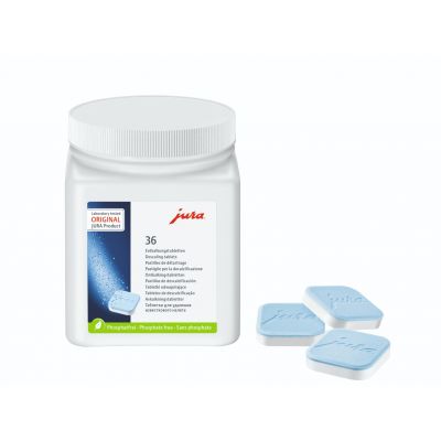 Katlakivitabletid JURA katlakivieemalduseks (12 pesu - 36 tabletti), decalcyfing tablets