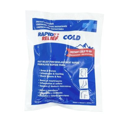 Self-freezing disposable cold compress