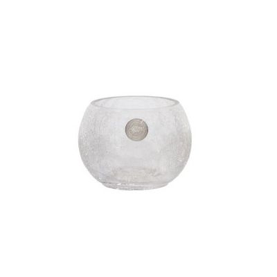 Vase CRACK BOWL 75314 , D-12.5x K-10cm / glass
