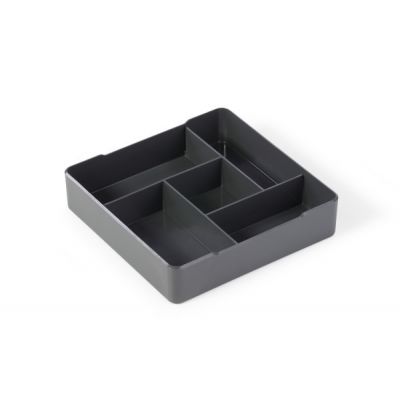 Coffee Point Serving Case Durable-3386, 210x48x210mm accessory tray, dark gray
