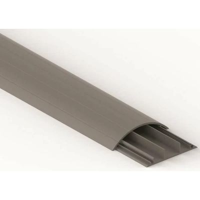 Cable channel for the floor 1875 ABK, 3 cable grooves, gray RAL7030 / piece 2m