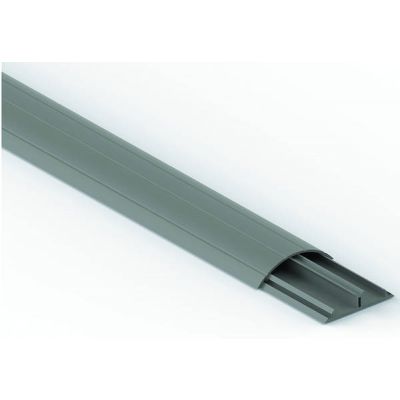 Cable channel for the floor 1250 ABK, 2 cable grooves, gray RAL7030 / piece 2m