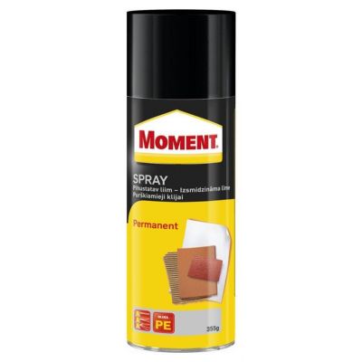 Liim pihustatav Moment PowerSpray Henkel 400ml, püsiv kinnitus