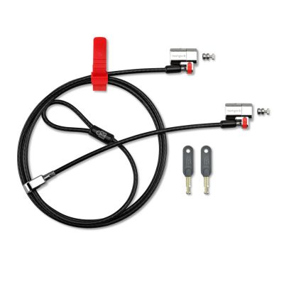 K0054395_1_Lukk_Kensington_Clicksafe_Twin_Laptop_Lock__kuni__lukustus_kahele_seadmele_uhe_turvatrossiga