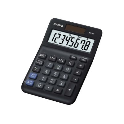 Desktop calculator Casio MS-8F/MS-8B - 8-digit large screen, Casio logic