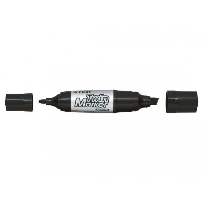 Marker Pilot Twin Jumbo must kahe otsaga, joone laius 1 mm / 3,5-6,5 mm,Be Green82,6%