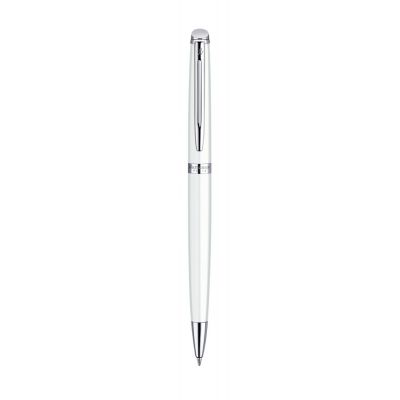 Ball pen HEMISPHERE WHITE CT, M blue
