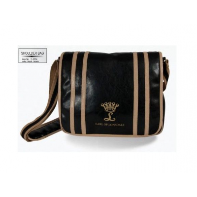 Shoulder bag Lonsdale black / brown