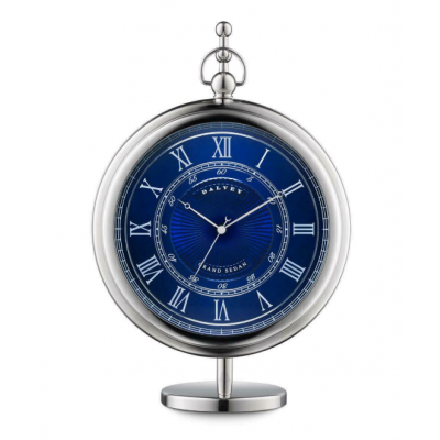 Table clock Grand Sedan, blue d 120mm, Dalvey