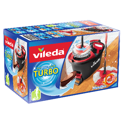 Floor cleaning kit VILEDA EasyWring & Clean TURBO (mop + bucket)