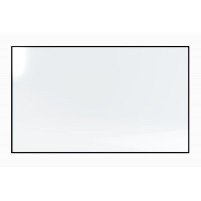 Markeritahvel, kasutatav ekraanina TK-TEAM WriteScreen ( LowGloss ) 2510x1210mm valge/ must, valge või alum. Pro liist