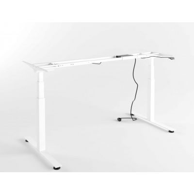 Adjustable table legs ERGO Flex H-620 ... 1240mm, FSL650, 2 electr. engine / silver gray, set