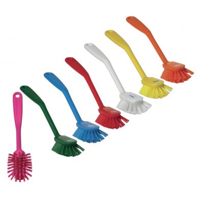 Dishwasher brush VIKAN, wide and soft (color range)