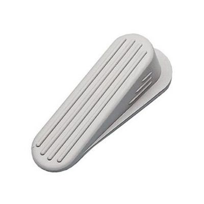 Door stop, 28mm / gray plastic, wedge