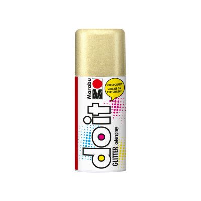 Aerosoolvärv do it Glitter 150ml 584 Gold