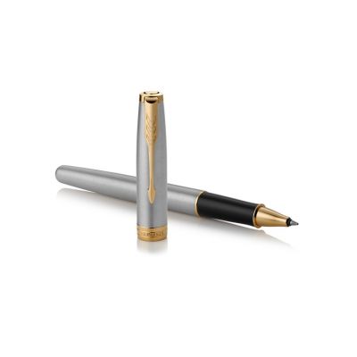 Roller ball Parker Sonnet Stainless Steel GT, Fine Black