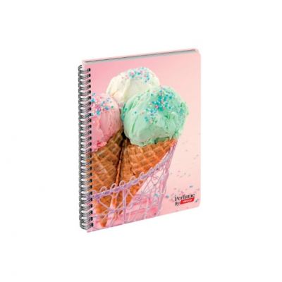 Folder A4 Target Scents, spiral binding, 70 sheets, 80g, lined