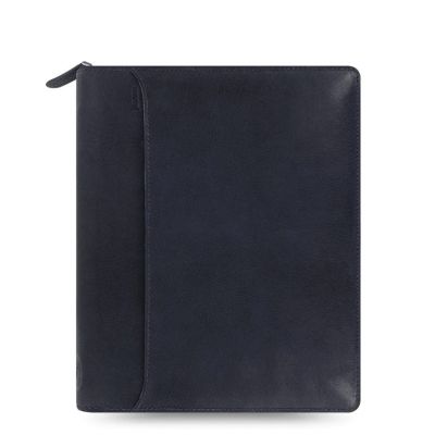 Filofax - Lockwood Zip A5 Leather Organiser Navy