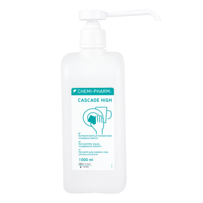 Dishwashing detergent Chemi-Pharm, Cascade High, concentrated and phosphate-free 1000ml (in a pump bottle)