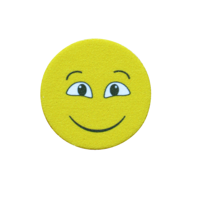 Cleaning cloth Happy face (EMOJI HAPPY) d 30mm