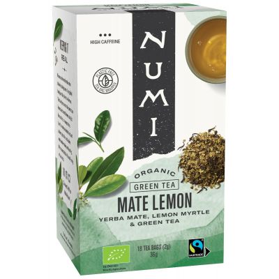 Green tea ECO Numi Mate Lemon 2,3g * 18 pcs / pack