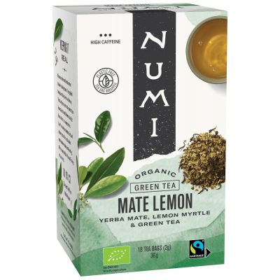 Roheline tee ÖKO Numi Mate Lemon 2,3g*18 tk/pk