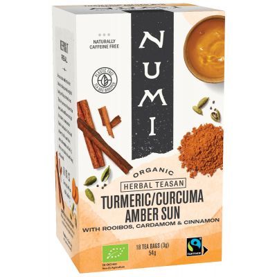 Kurkumi tee ÖKO Numi Amber Sun 3,45g*12  tk/pk