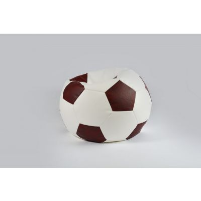 Bag chair Football Original 250L / imitation leather: white ball / black or black ball / white and other colors