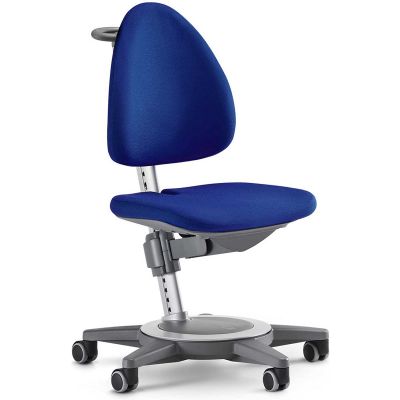 Work chair MAXIMO for children, grey, 357050, max 80kg, seat H28-54cm/ fabric Classic Blue 359301 dark blue