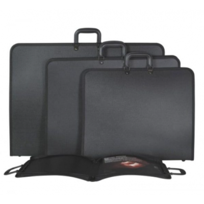 Mapp PP 92x62cm A1, sangadega, must