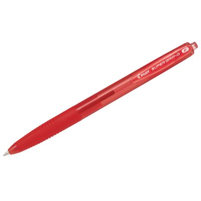 Ballpoint pen Pilot Supergrip-G Fine ball 0.7 (line, 0.5-0.28 mm), red