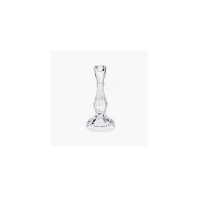 Candlestick CRYSTAL D10xH21,5cm, glass