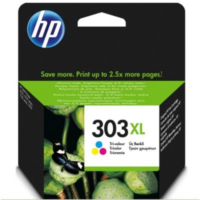 Ink HP T6N03AE 303XL Colored 415pcs 10ml High Yield, Envy Photo 6220,6222,6230,6232,6234,6255 7120,7130,7134,7155 7820,7822,7830,7855,7858