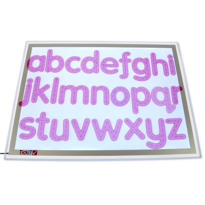 Translucent lowercase letters, 26 pcs (not including dotted letters), height 12 cm