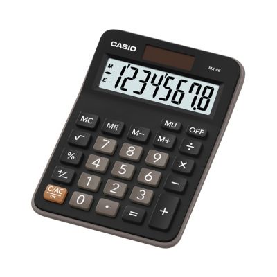 Desktop calculator Casio MX-8B 8-digit, Standard logic