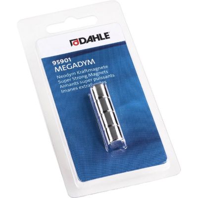 Tahvlimagnet Megadym CYLINDER,  Ø10mmx10mm, 50N, 4tk/kmpl,Dahle