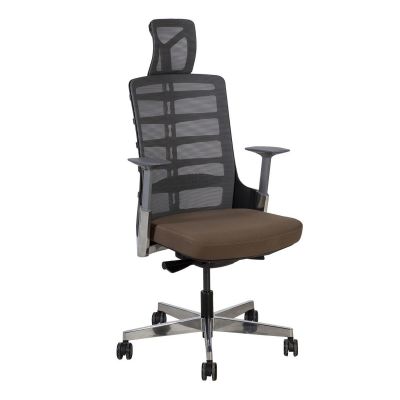 Task chair SPINELLY taupe/grey