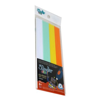 Filling plastic for 3D pen Start+, 24 pcs/pk light shades