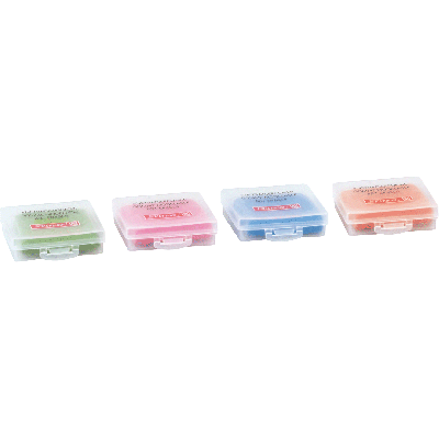Eraser ART for charcoal, graphite and pencil (red/pink/blue/green)