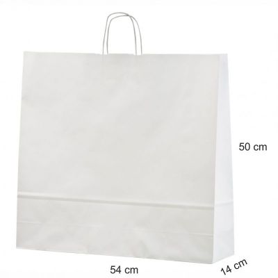 Kinkekott nöörsangadega 54x14x50 valge (53SEALWHITE54)