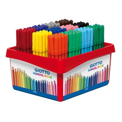 Felt-tip pens Giotto Turbo Color, 12 colors x 12 pcs, washable