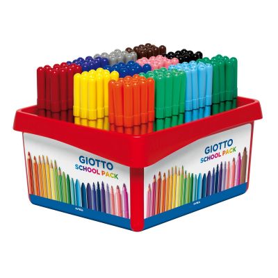 Viltpliiatsid Giotto Turbo Color, 12 värvi x 12 tk, pestav