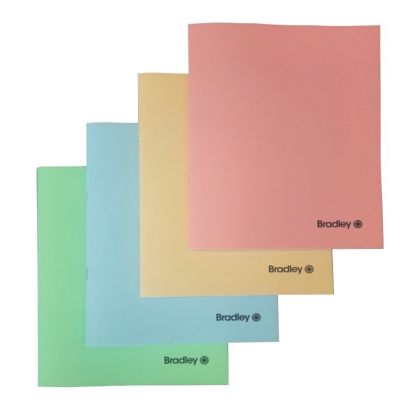 Exercise book A5 36sh. ruled, plastic covers, different color