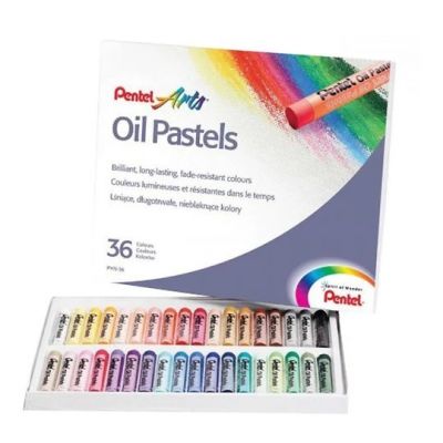 Oil pastels 36color, Pentel