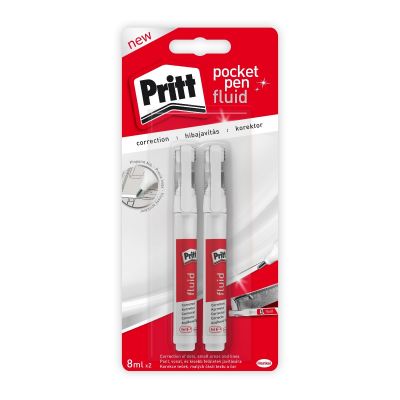 Pritt Correction Fluid Pocket Pen 2x8ml